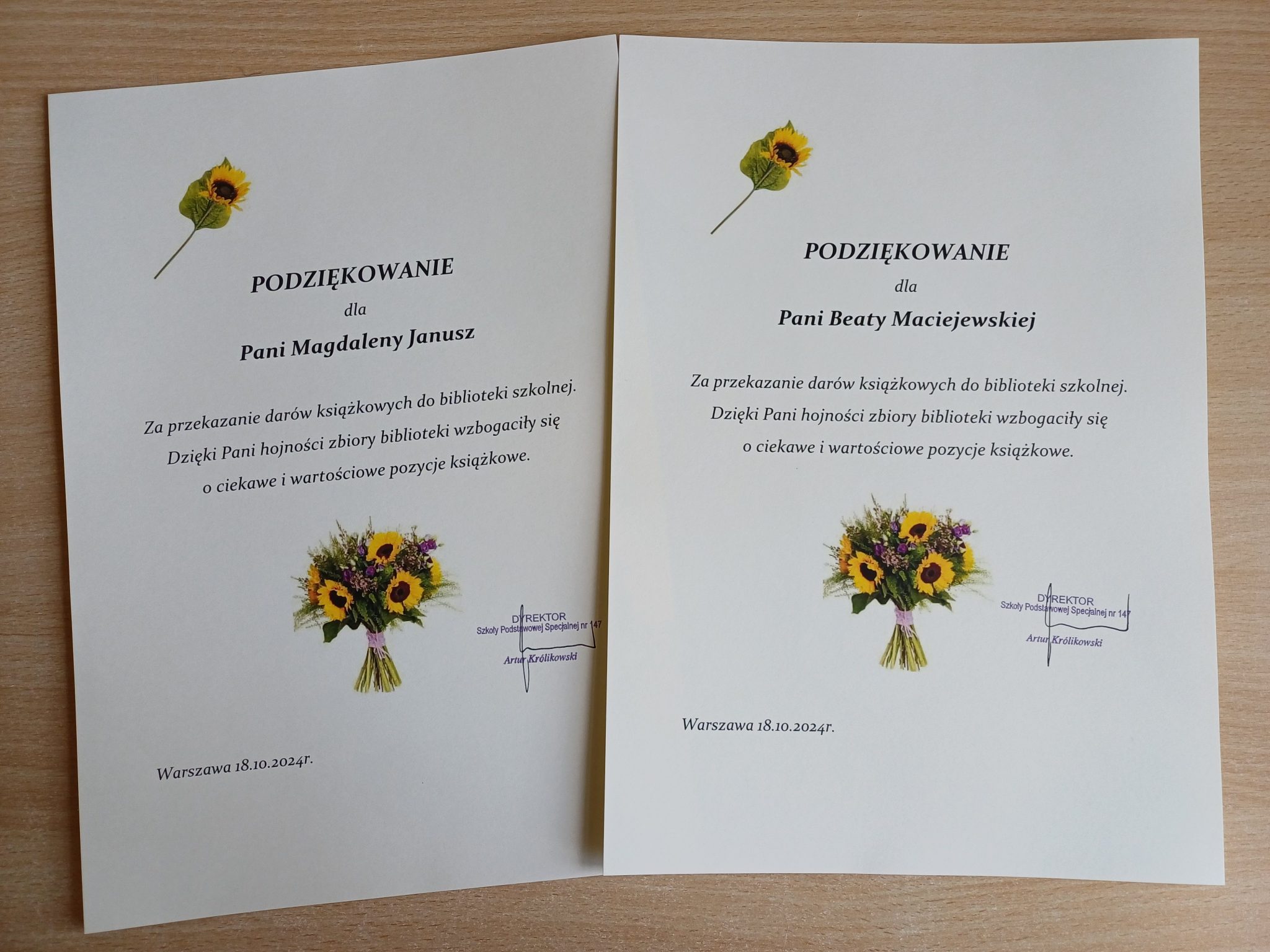 Podziękowanie