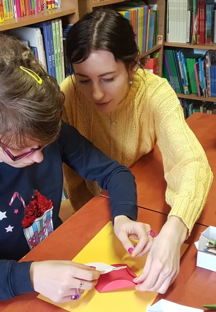 LEKCJE BIBLIOTECZNE – TEATRZYK KAMISHIBAI I ORIGAMI