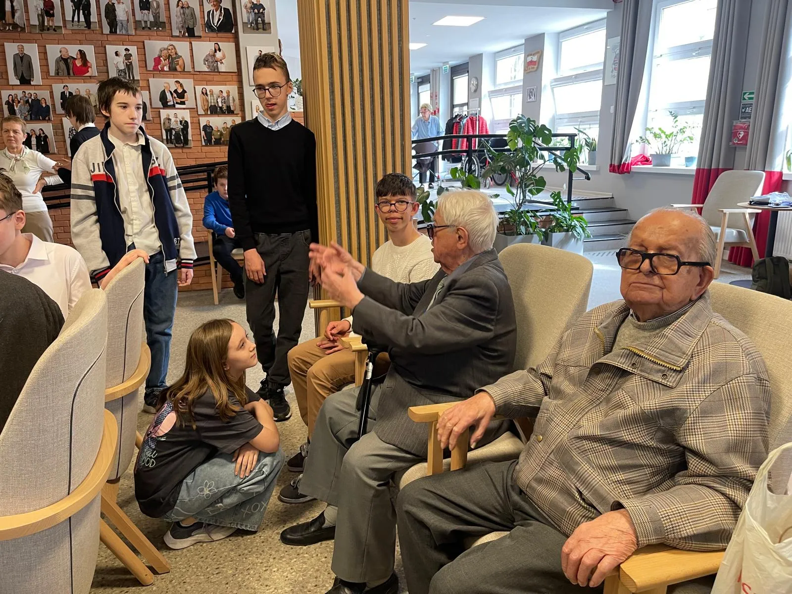 Wizyta uczniów w Domu Powstańców Warszawskich